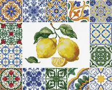 • Dimensiune: 9.94 x 8.00 in sau 25 x 20 cm • Cruciulițe: 159 x 128 • Culori: 38 • Ață: Luca-S 100% bumbac • Pânză: Zweigart Aida16 ct. white (100/101) 39 x 34 cm • Ace de brodat №26 - 2 ace, 1 infilator ață (în plic) • Diagramă alb/negru - 4 foi format A3 • Nivel de dificultate: 4/5 • Artist: Luca-S • Set de brodat în cruciuliță Luca-S Set de brodat în cruciuliță Luca-S - Esența de Lămâie a Mediteranei, B7049