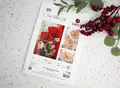 Luca-S B7046 The Dance of the Poppies Cross Stitch Kit, Premium Line, Zweigart Aida 16ct Fabric, 22 x 32 cm, 42 Colors, 100% Cotton Thread