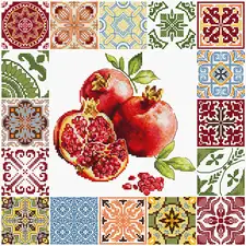 • Dimensiune: 10.00 x 10.00 in sau 25.5 x 25.5 cm • Cruciulițe: 160 x 160 • Culori: 44 • Ață: Luca-S 100% bumbac • Pânză: Zweigart Aida16 (100/101) 40 x 40 cm • Ace de brodat №26 - 2 ace • Diagramă alb/negru - 4 foi format A3 • Nivel de dificultate: 3/5 • Artist: Luca-S • Set de brodat în cruciuliță Luca-S Set de brodat în cruciuliță Luca-S - Inima Mozaică a Rodiei, B7058