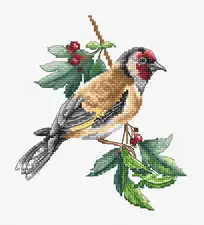 Dimensiunea broderiei: 5.44 x 6.06 in or 14 x 15 cm Numărul de cruciulițe: 87 x 97 Culori: 33 Ață: Luca-S 100% bumbac Pânză: Zweigart Aida 16ct.( 100/101 ) 28 x 29 cm Ace de brodat №26 - 1 ace Schema este efectuată în simboluri: alb/ negru și contur colorat - 1 coale A3 Nivel de dificultate: 2/5 Set de brotat în cruciuliță Luca-S Set de brodat în cruciuliță Luca-S - Sticlete B1197