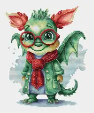 Set de brodat în cruciuliță Luca-S • Dimensiunea broderiei: 5.81 x 7.13 in or 15 x 18 cm • Numărul de cruciulițe: 93 x 114 • Culori: 32 • Ață: Luca-S 100% bumbac • Pânză: Zweigart Aida16 ct. (100/101) 29 x 32 cm • Ace de brodat №26 - 1 ac • Schema este parțial colorată și contur colorat - 1 foaie A3 • Nivel de dificultate: 2/5 • Artist: Luca-S • Set de brodat în cruciuliță Luca-S Set de brodat în cruciuliță Luca-S- Dragonul Elegant, B1407