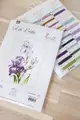 Kit Broderie în Cruce Luca-S B2251 Irisi, 24x38 cm, Material Aida 16 ct Zweigart Alb, 34 Culori Fire de Bumbac Anchor Mouliné