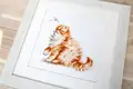 Kit Broderie Luca-S B2270 Pisoi cu libelula, Elena Bazanova, 22,5x22 cm, 23 Culori, Material Aida 18ct Zweigart Alb, Fir Anchor