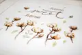 Luca-S B2347 Cotton Cross Stitch Embroidery Kit, 100% Cotton Zweigart Belana Fabric, 23x21.5 cm, Home Sweet Home Design