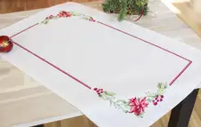 Dimensiune: 46x70 cm Dimensiune broderie: 34x60 cm Culori: 22 Pânză: Brittney Lugana 28 ct. (11) Ață: muline "Anchor" Miliéu, FM001