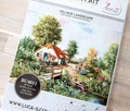 Набор для вышивания крестиком Luca-S BU4011 Деревенский пейзаж, 46 x 35 см, канва Zweigart Aida 16 ct, хлопковые нити мулине, 50 цветов