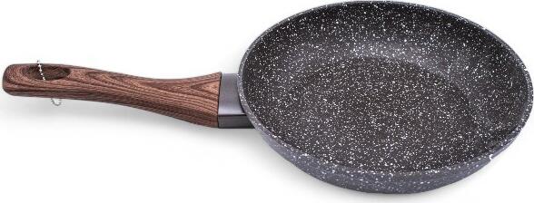 Tigaie 1120, 20cm cu Rivizaj Non-Stick și Mâner Ergonomic cu Efect de Lemn