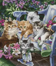Dimensiunea broderiei: 10.63 x 12.50 in or 27 x 32 cm Numărul de cruciulițe: 170 x 200 Culori: 61 Ață: Luca-S 100% bumbac Pânză: Zweigart Aida16 carioată (3464) 41 x 46 cm Ace de brodat №26 - 2 ace Schema este parțial colorată și contur colorat - 8 coale A3 Nivel de dificultate: 3/5 Artist: Jenny Newland Set de brodat în cruciuliță Luca-S Set de brodat în cruciuliță - BU5026 Prietenii în grădină