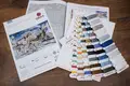 Luca-S BU5038 Santa's Express White Cross Stitch Kit, Gold Collection by Richard McNeil, 54 x 35 cm, Zweigart Aida 16 ct White Fabric