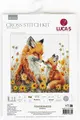 Luca-S BU5059 Tenderness Cross Stitch Kit, 22x22 cm, Zweigart Aida 16 ct Fabric, 36 Colors, 100% Cotton Thread