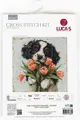 Набор для вышивания Luca-S BU5067 Щенок Кокер-Спаниель, размер готовой работы 27 x 27 см, ткань Zweigart Aida 16ct, 47 цветов, хлопковые нити