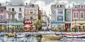 Набор для вышивания Luca-S GOLD BU5103 Quayside, 64 x 32 см, ткань Zweigart Aida 16 ct, 64 цвета, уровень сложности Эксперт