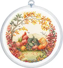 Set de brodat în cruciuliță cu cercul de brodat <li data-mce-fragment="1"> Dimensiunea broderiei: 6.56 x 6.56 in or 17 x 17 cm <li data-mce-fragment="1"> Numărul de cruciulițe: 105 x 105 <li data-mce-fragment="1"> Culori: 36 <li data-mce-fragment="1"> Ață: Luca-S 100% cotton <li data-mce-fragment="1"> Pânză: Zweigart Aida16 (100/101) 30 x 30 cm <li data-mce-fragment="1"> Ace de brodat №26 - 2 ace <li data-mce-fragment="1">Embroidery Hoop Nurge Round 230 Nr.4 ( 205 mm ) - Transparent <li data-mce-fragment="1">Schema este parțial colorată și contur colorat - 1 foaie A3 <li data-mce-fragment="1"> Schema alb/negru - 2 foi format A3 <li data-mce-fragment="1">Nivel de dificultate: 3/5 <li data-mce-fragment="1">Artist: Luca-S <div class="infoProd"> Set de brodat în cruciuliță Luca-S </div> Set de brodat în cruciuliță cu cercul de brodat inclus - Toamna
