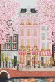 Luca-S PK01 Amsterdam Netherlands Cross Stitch Kit, Postcard Collection, 17.5 x 26 cm, Zweigart Aida 16 Fabric, 28 Colors, 100% Cotton Thread