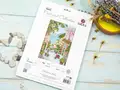 Kit Broderie Luca-S Positano Italy PK02, Colecția Postcard, 17.5 x 26 cm, Material Zweigart Aida 16, 32 Culori, Ață 100% Bumbac