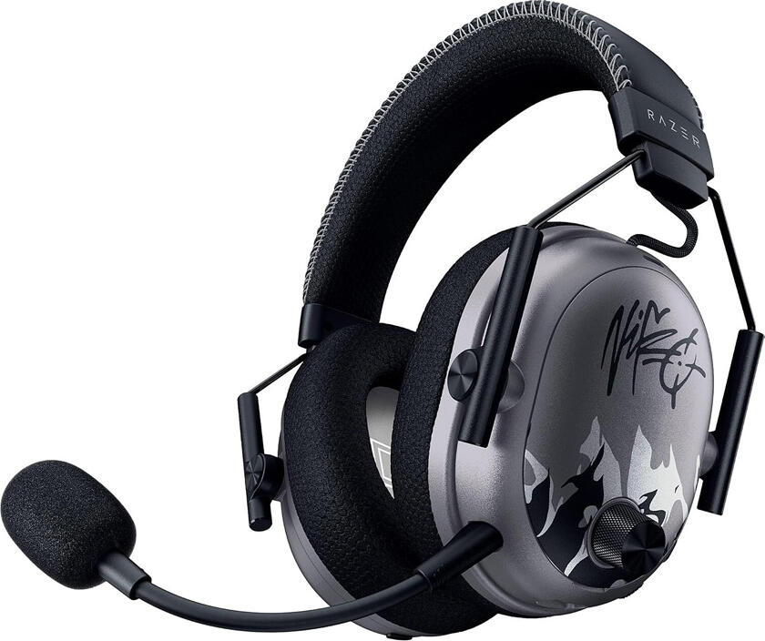 Casca Gaming Wireless Razer BlackShark V3 Pro NiKo Edition cu ANC, Drivere TriForce Gen-2 50mm, Audio Spatial THX, HyperSpeed, Baterie 70h
