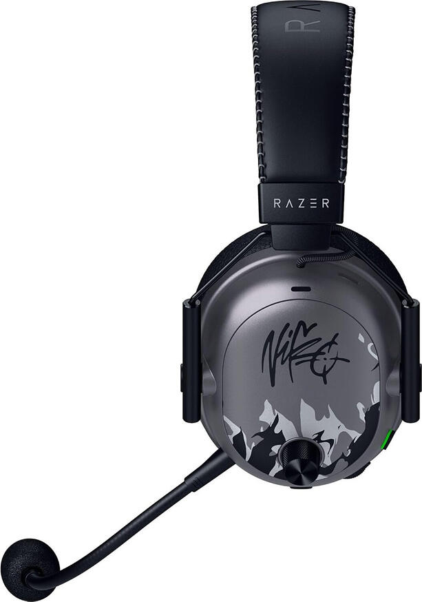 Casca Gaming Wireless Razer BlackShark V3 Pro NiKo Edition cu ANC, Drivere TriForce Gen-2 50mm, Audio Spatial THX, HyperSpeed, Baterie 70h