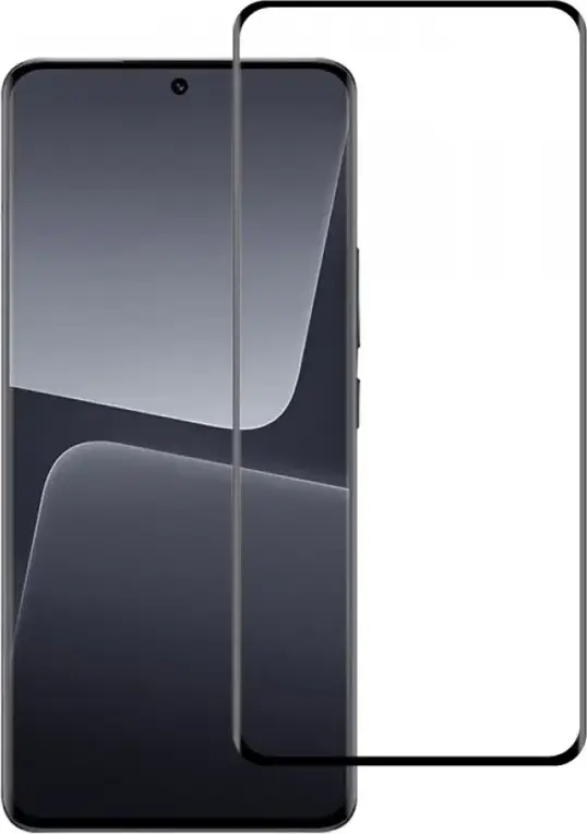 Xcover Full Glue Premium Tempered Glass Screen Protector for Xiaomi 13T Pro, Full Screen Edge-to-Edge Coverage, Black