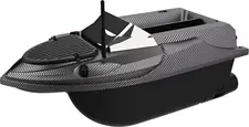 Flytec V080 High-Speed Fishing Bait Boat, 12V 550 Motor, 800M Range, GPS 180 Points, 20000 mAh Battery, Black