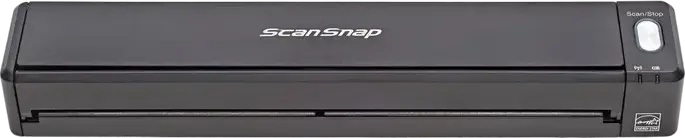 Ricoh ScanSnap iX100 Portable Document Scanner, A4 ADF CIS RGB LED 600 dpi, Wi-Fi & USB 2.0, Battery Powered, Black