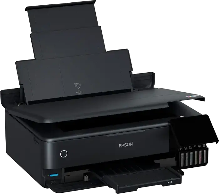 Imprimanta Multifunctionala Inkjet Epson EcoTank L8180 A3+, Sistem de Cerneala 6 Culori, Printare Scanare Copiere, Wi-Fi, Ethernet, Negru