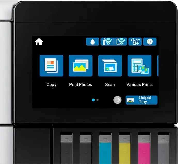 Imprimanta Multifunctionala Inkjet Epson EcoTank L8180 A3+, Sistem de Cerneala 6 Culori, Printare Scanare Copiere, Wi-Fi, Ethernet, Negru