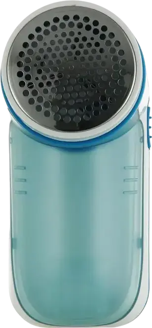 Philips Aparat de curatat scame GC026/00, Alb Albastru, Suprafata lama mare, 3 dimensiuni gauri plasa, Capac reglabil, Include 2 baterii AA si perie