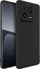 Husă Xcover Xiaomi 13 - Soft Touch (Microfiber), Negru