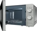 Cuptor cu Microunde Gorenje MO 20 E1S Independent, Capacitate 20L, Putere 800W, 5 Nivele de Putere, Control Mecanic, Interior Email, Argintiu si Negru