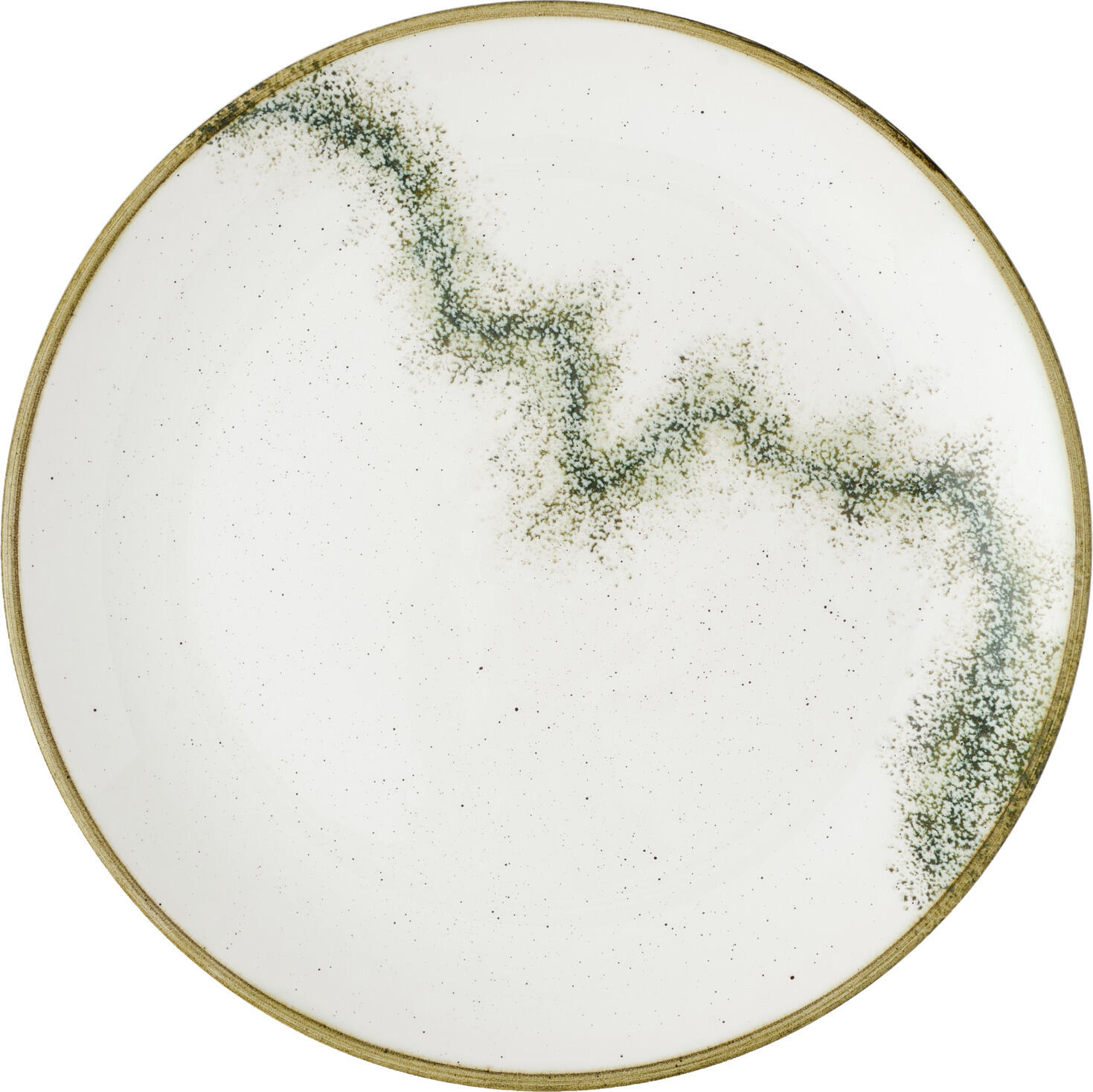 Farfurie rasa coupe Churchill Stonecast Spice, 26 cm, Porcelana Super Vitrificata, Robusta si Rezistenta la Impact, Set de 12 piese
