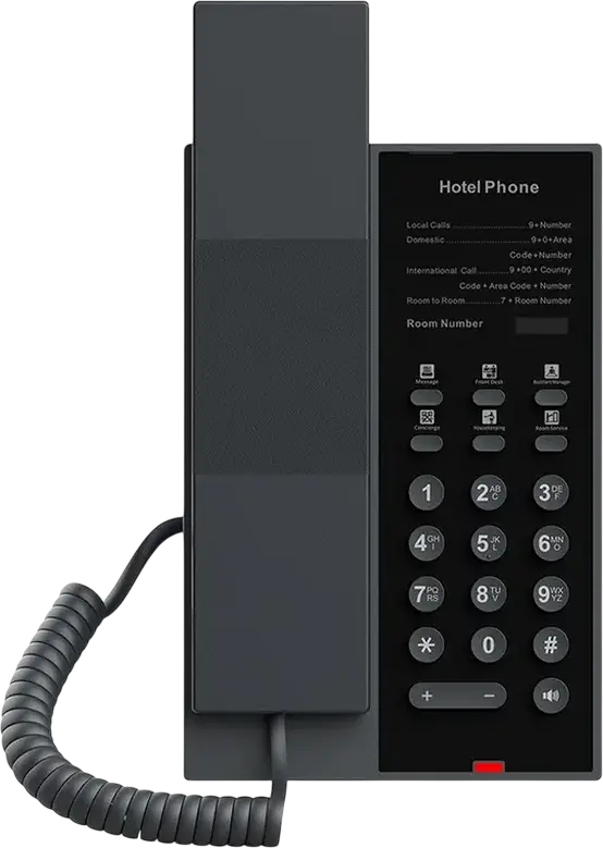Telefon IP Hotelar Fanvil H602W Wi-Fi, Dual-band 2.4G & 5G Wi-Fi 6, 2 Linii SIP, 6 Taste Programabile, Speaker, Plastic ABS Negru, Set de 5 Piese