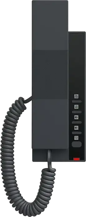 Telefon IP pentru Hotel Fanvil H601 fara ecran, 2 linii SIP, Alimentare PoE si DC, Audio Wideband, 2 taste programabile, Montare pe perete, Negru