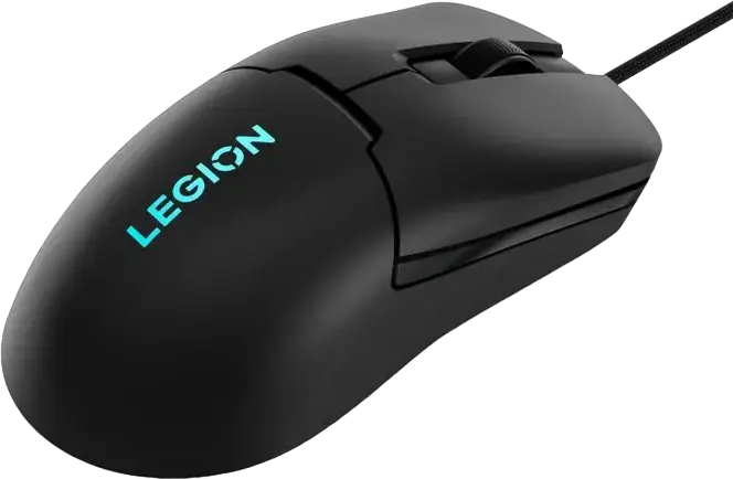 Игровая проводная мышь Lenovo Legion M300s RGB, цвет черный, оптический сенсор PixArt PAW3327 8000 DPI, 6 программируемых кнопок, переключатели Omron, вес 57 г