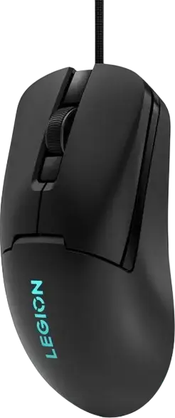 Игровая проводная мышь Lenovo Legion M300s RGB, цвет черный, оптический сенсор PixArt PAW3327 8000 DPI, 6 программируемых кнопок, переключатели Omron, вес 57 г