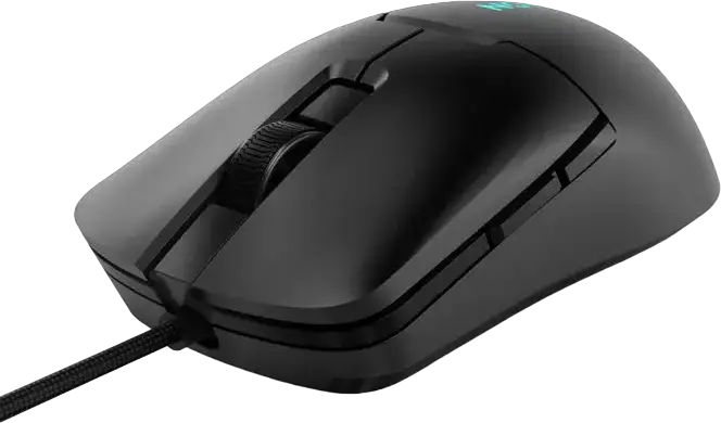 Игровая проводная мышь Lenovo Legion M300s RGB, цвет черный, оптический сенсор PixArt PAW3327 8000 DPI, 6 программируемых кнопок, переключатели Omron, вес 57 г