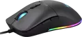 Lenovo M210 RGB Gaming Mouse GY51M74265, 8,000 DPI PAW3333 Sensor, 1000Hz Polling Rate, 7 Buttons, 3-Zone RGB Backlight, Black, USB-A