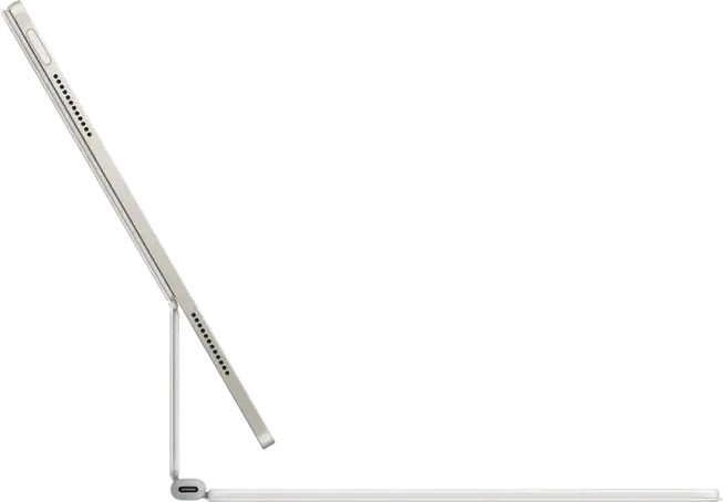 Apple Magic Keyboard for iPad Pro 13-inch, Backlit Keys, 14-key Function Row, Large Glass Trackpad, Floating Cantilever Design, White