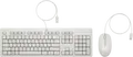 Set de 2 piese Tastatura si Mouse cu fir HP 225 G2, Interfata USB, Mouse Optic 1000 dpi Ambidextru, Tastatura cu Membrana Multimedia, Alb