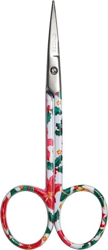 Singer 10287P5-4 Needlecraft and Embroidery Scissors, 10.2 cm, Multicolor Speckled Handle, Lightweight Compact Detail Cutting Scissors