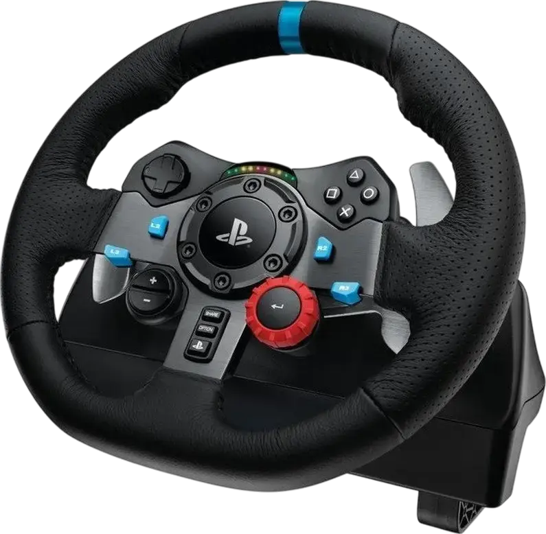 Игровой набор Logitech G29 Racing Wheel с рычагом Driving Force Shifter, 3 педалями из нержавеющей стали, Force Feedback для PC, PlayStation 3, PlayStation 4, PlayStation 5