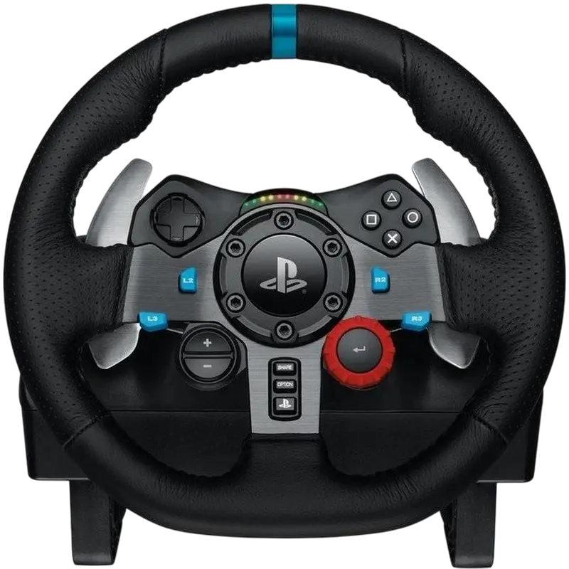 Игровой набор Logitech G29 Racing Wheel с рычагом Driving Force Shifter, 3 педалями из нержавеющей стали, Force Feedback для PC, PlayStation 3, PlayStation 4, PlayStation 5