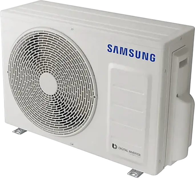 Внешний блок кондиционера Samsung AC035RXADKG Digital Inverter, 12000 BTU, охлаждение 3.5кВт, обогрев 4-5кВт, R-32, класс A++/A+, белый