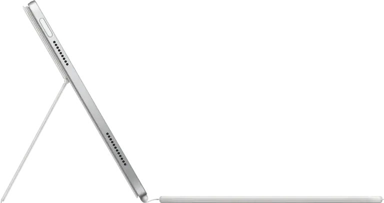 Apple Magic Keyboard Folio for iPad (10th generation), White, Set of 2 Pieces Detachable Keyboard and Protective Back Panel with Trackpad and Stand
