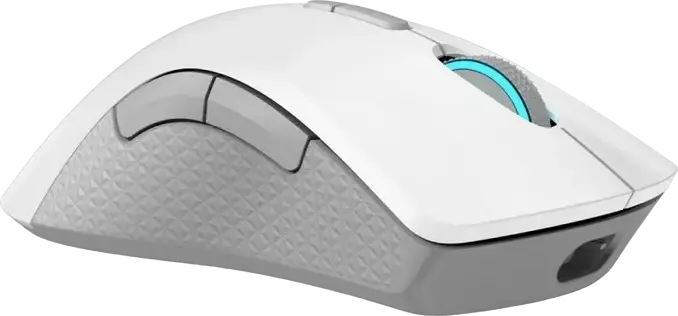 Игровая беспроводная мышь Lenovo Legion M600, сенсор Pixart 3335 16 000 DPI, 2.4 ГГц/Bluetooth/USB-C, амбидекстер, RGB-подсветка, белая