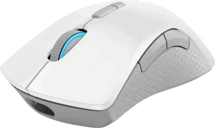 Игровая беспроводная мышь Lenovo Legion M600, сенсор Pixart 3335 16 000 DPI, 2.4 ГГц/Bluetooth/USB-C, амбидекстер, RGB-подсветка, белая