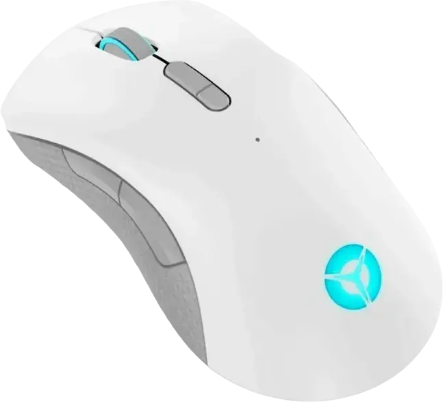 Игровая беспроводная мышь Lenovo Legion M600, сенсор Pixart 3335 16 000 DPI, 2.4 ГГц/Bluetooth/USB-C, амбидекстер, RGB-подсветка, белая