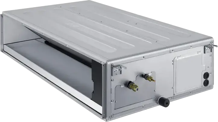Samsung AC160BNMDEH Inverter Duct Interior Air Conditioning Unit, Cooling 15.5kW, Heating 16.5kW, 54,500 BTU, A+ Energy Class, Silver, 380V