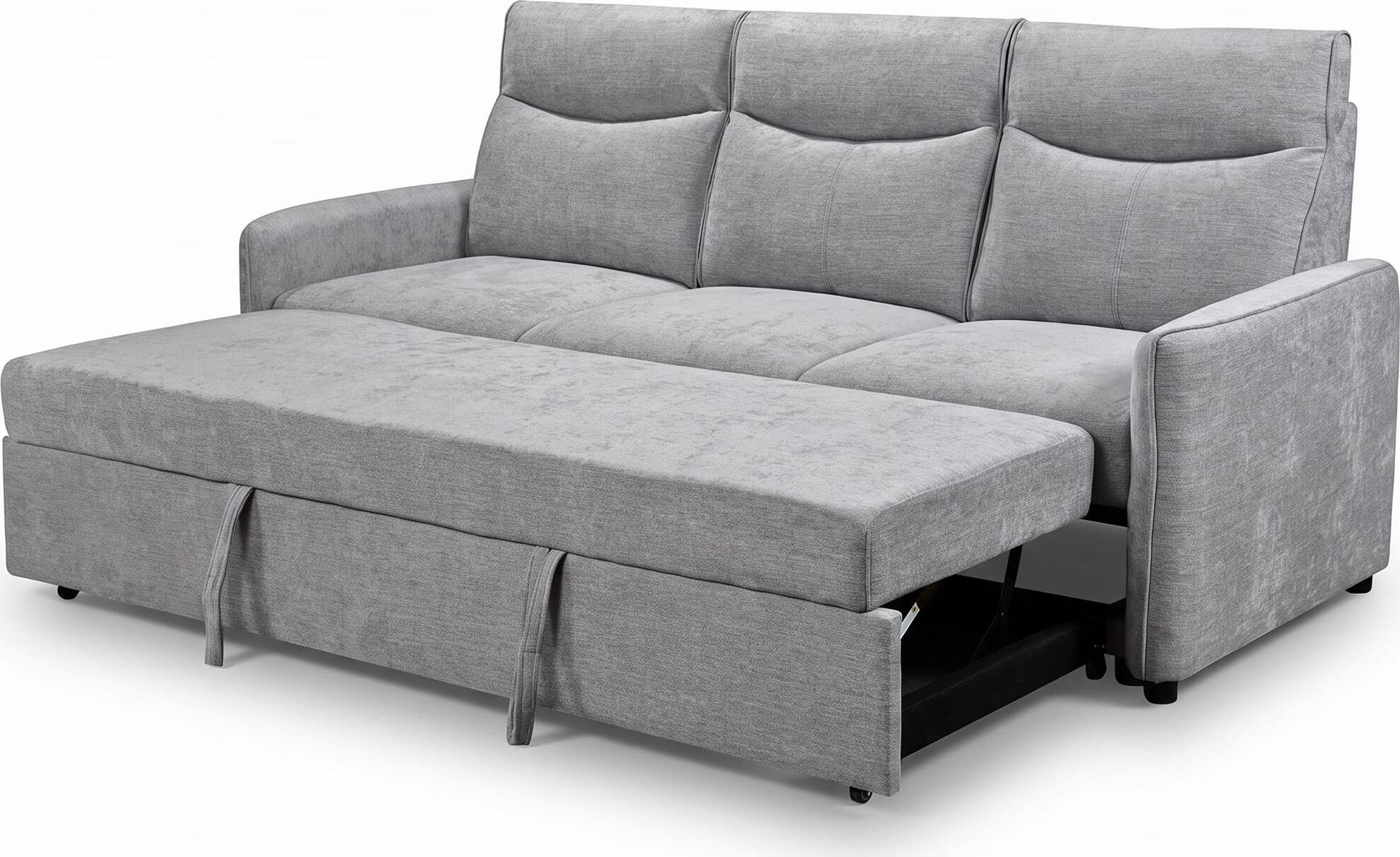 Canapea Extensibila Moderna Interdepo Lumen, Mecanism Eurobook, Cadru Lemn Masiv, Material Textil Rezistent, Cutie Depozitare, 2180x1030x900 mm