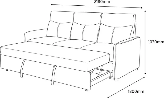 Canapea Extensibila Moderna Interdepo Lumen, Mecanism Eurobook, Cadru Lemn Masiv, Material Textil Rezistent, Cutie Depozitare, 2180x1030x900 mm