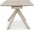 Interdepo CALISTO Extendable Dining Table, Ceramic Surface 11mm, MDF Base, 160-240 cm Length, 90 cm Width, Beige